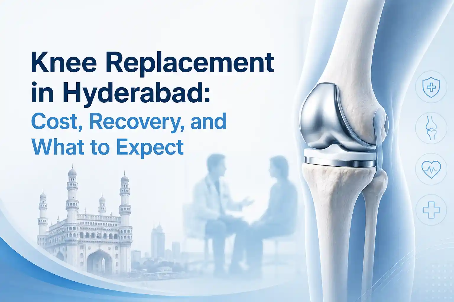 Knee replacement surgery consultation in Hyderabad explained by an orthopedic doctor