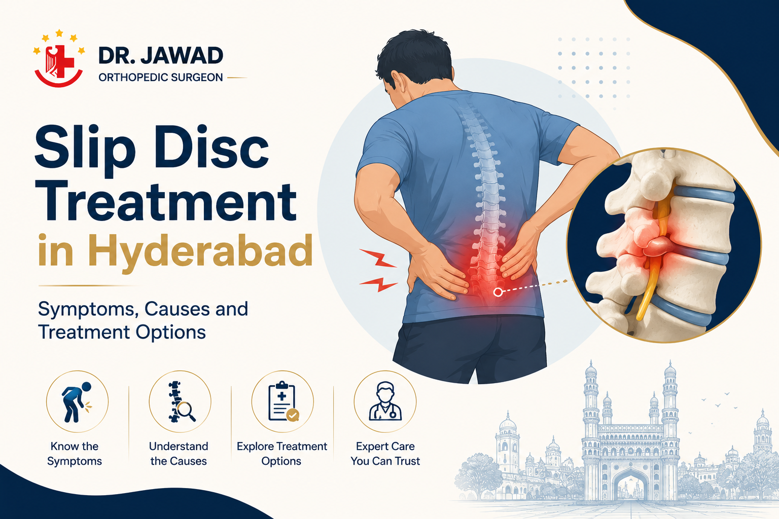 Slip Disc Treatment in Hyderabad: Symptoms, Causes and Treatment Options